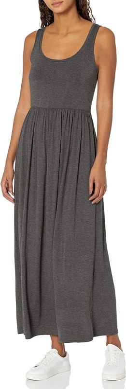 Essentials Women's Tank Waisted Maxi Dress