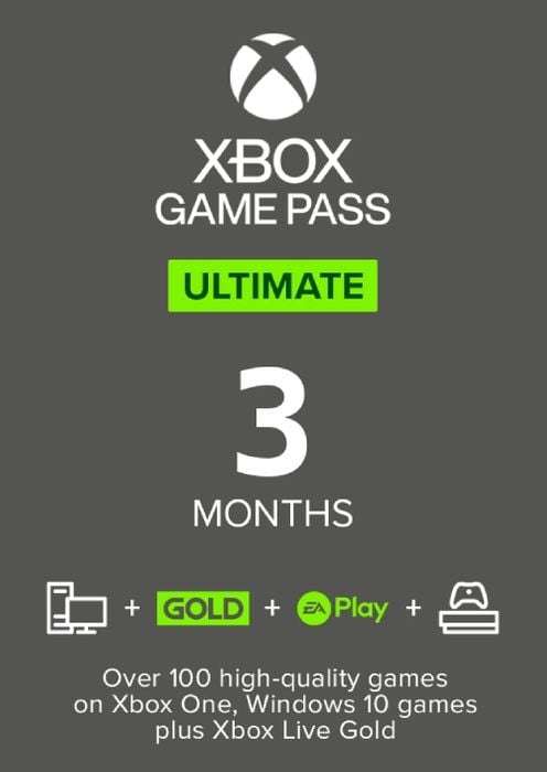 3 Month Xbox Game Pass Ultimate Xbox One / PC (WW)