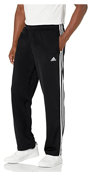 adidas adidas Men's Essentials Warm Up Open Hem 3 Stripes Tracksuit Bottom